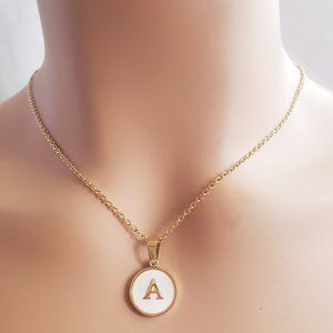Initial A Gold Necklace